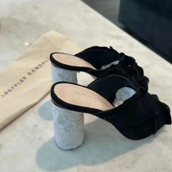 LOEFFLER RANDALL KAYA SUEDE/SEQUIN PUMP - Picture 4 of 16